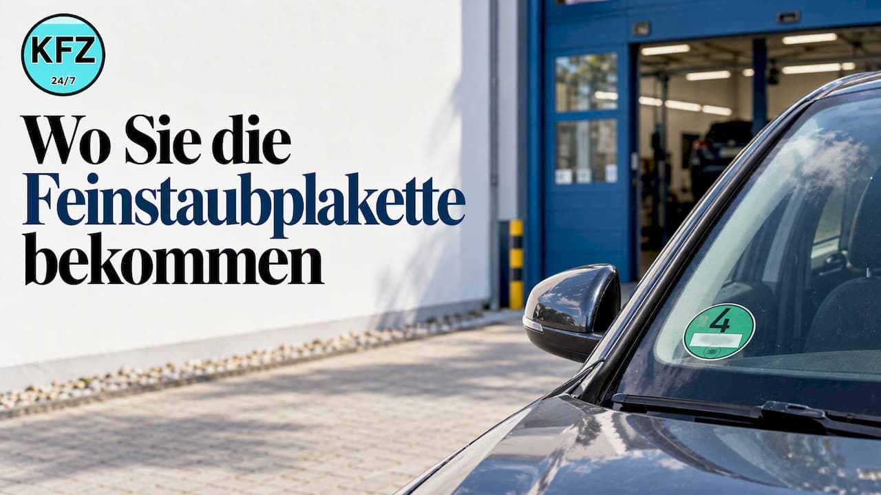 Umweltplakette kaufen: Wo Sie die Feinstaubplakette bekommen